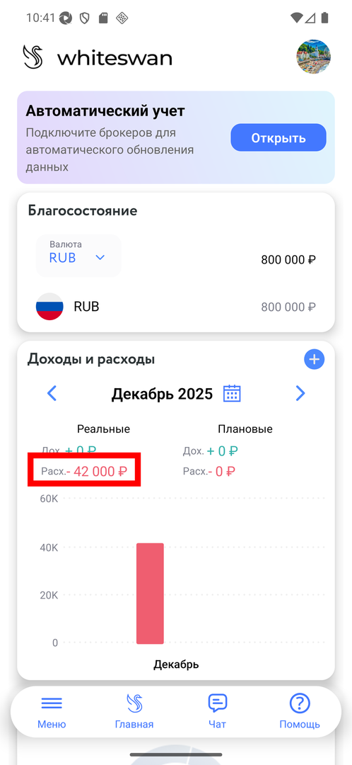 Доходы и расходы